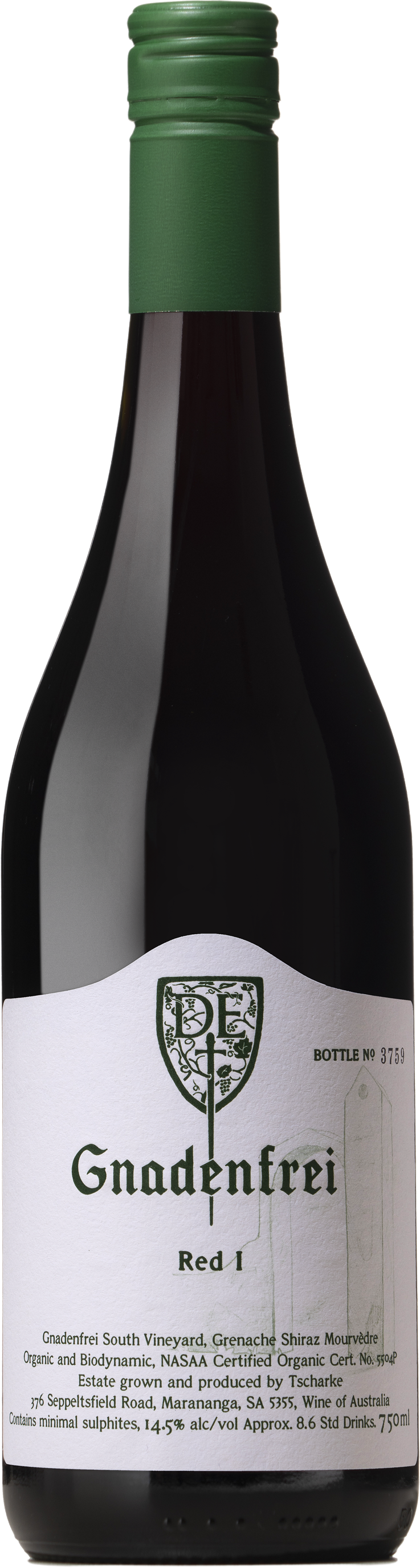 Tscharke Gnadenfrei Red I Grenache Shiraz Mourv√®dre 2021 Barossa Valley